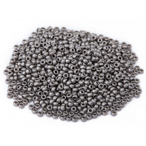 Бисер круглый Miyuki Matte Nickel (№190F)