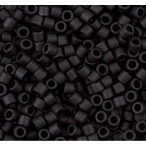 Бисер цилиндрический Miyuki Delica DB310 Matte Black