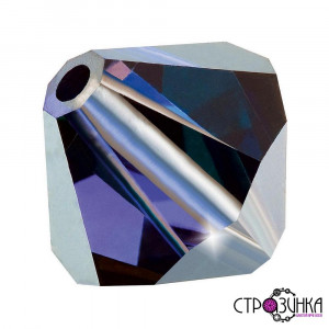 Биконусы PRECIOSA Deep Tanzanite 4 мм, 20 штук