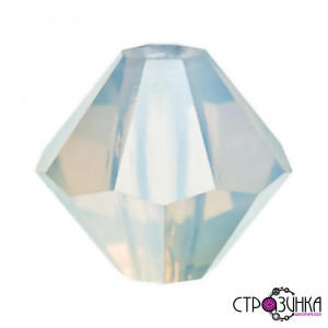 Биконусы PRECIOSA White Opal 4 мм, 20 штук