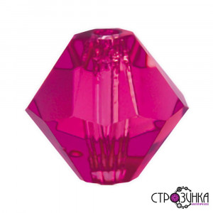 Биконусы PRECIOSA Fuchsia 4 мм, 20 штук
