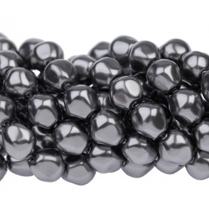 Жемчуг Swarovski барочный круглый (арт. 5841) 12 мм Dark Grey, 1 штука