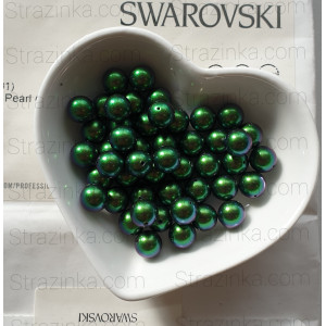 5810 Жемчуг Swarovski Scarabaeus Green
