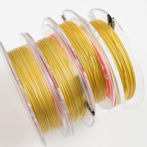 Тросик ювелирный FLEXY7 M.Gold 0,45 мм (1 метр) Япония