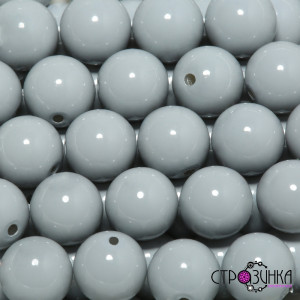 Жемчуг Preciosa MAXIMA Gem Ceramic Grey 6 мм, 10 штук