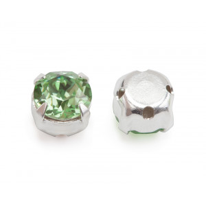 Шатон с кристаллом Swarovski Peridot 
