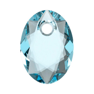 6438 Подвеска Swarovski Elliptic Cut Aquamarine - 11,5 mm