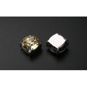 Шатон с кристаллом Swarovski Jonquil в оправе 