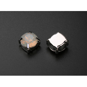 Шатон с кристаллом Swarovski Light Grey Opal