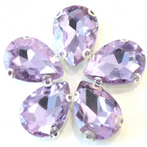 Стразы в цапах Капля Violet