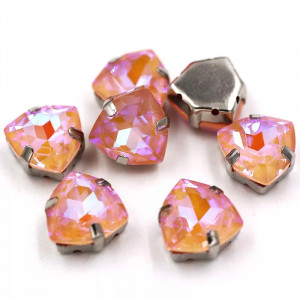 Триллиант в цапах Crystal Peach Delite 12 мм.