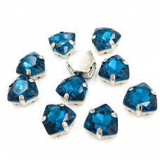 Триллиант в цапах Blue Zircon 12 мм. Триллиант в цапах Blue Zircon 12 мм.
