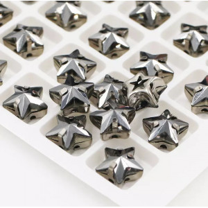 Звёздочка в цапах Jet Hematite