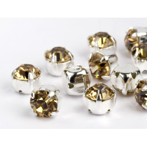 Шатон с кристаллом Swarovski Light Colorado Topaz 