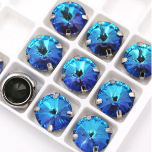 Риволи в цапах Crystal Army Green Delite 12 мм.