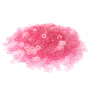 Пайетки плоские 3 мм. Rosa Baby Lustre (3062)
